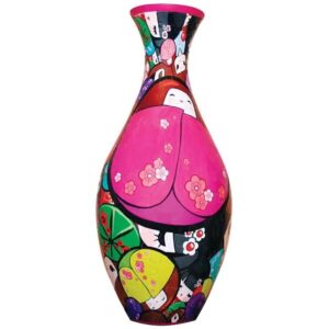 PINTOO 160 PIECE PUZZLE VASE JAPANESE DOLL (S1010)
