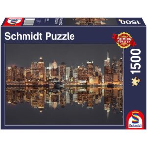 SCHMIDT 1500 PIECE NEW YORK SKYLINE AT NIGHT
