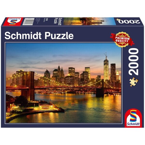 Puzzle Schmidt 2000 Pezzi - Viaggiando Con Libri E Vino - Nuovo 2025 Con Tecnologia Softclick - Foto 2
