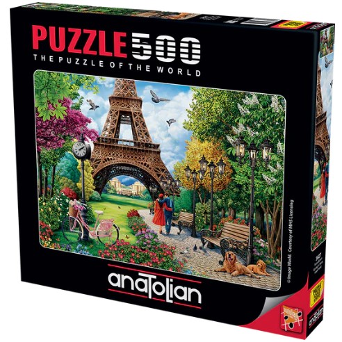 Puzzle 1000 pièces : Eiffel Tower Paris – Virgin Megastore