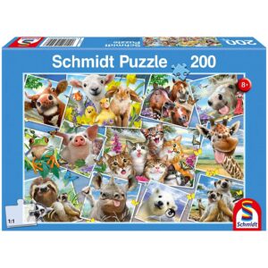 SCHMIDT 200 PIECE ANIMAL SELFIE