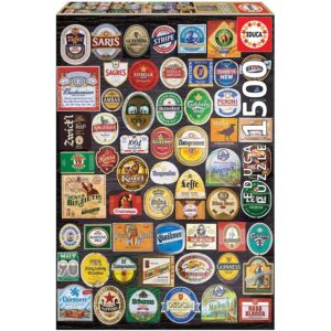 EDUCA 1500 PIECE BEER LABELS COLLAGE (18463)