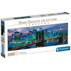 CLEMENTONI 1000 PIECE PANORAMA NEW YORK BROOKLYN BRIDGE