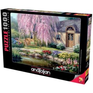 ANATOLIAN 1000 PIECE CHERRY BLOSSOM COTTAGE (1089)