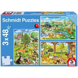SCHMIDT 3x48 PIECE FARMYARD