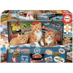 EDUCA 200 PIECE TRAVELLING KITTENS