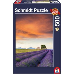 SCHMIDT 500 PIECE FIELD OF LAVENDER FRANCE