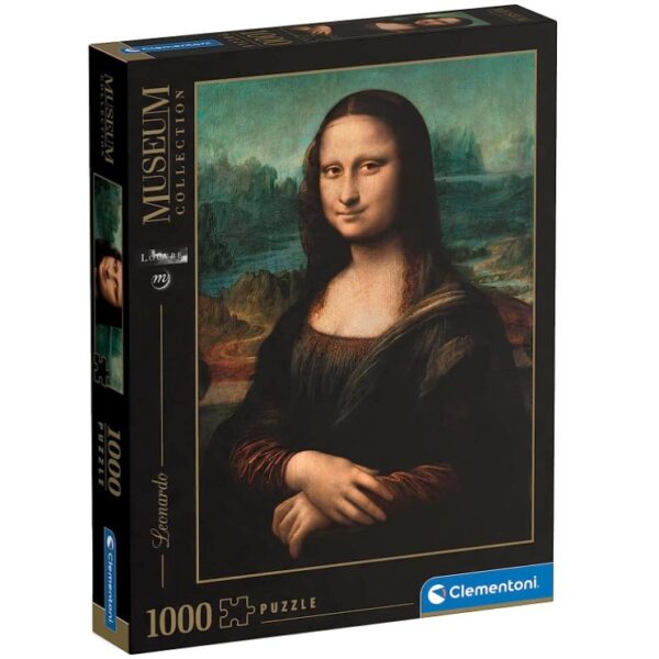 CLEMENTONI 1000 PIECE MUSEUM COLLECTION MONA LISA LEONARDO DA VINCI