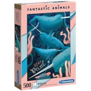 CLEMENTONI 500 PIECE FANTASTIC NARWHAL