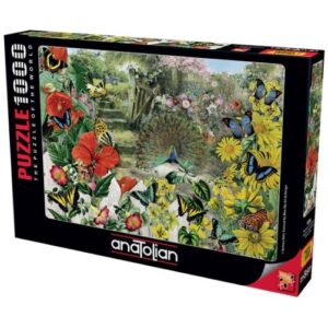 ANATOLIAN 1000 PIECE PEACOCK IN THE GARDEN (1084)
