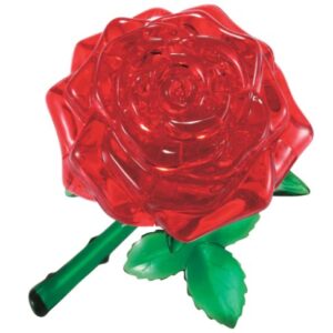 CRYSTAL PUZZLE 3D RED ROSE