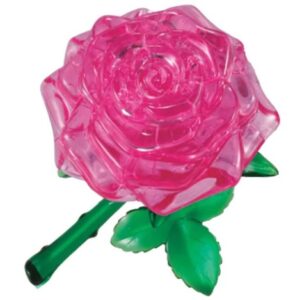 CRYSTAL PUZZLE 3D PINK ROSE