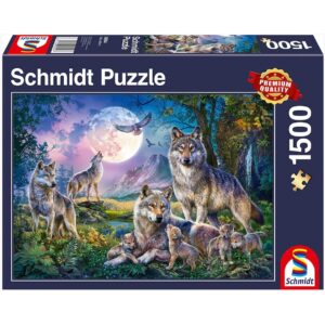 SCHMIDT 1500 PIECE WOLVES