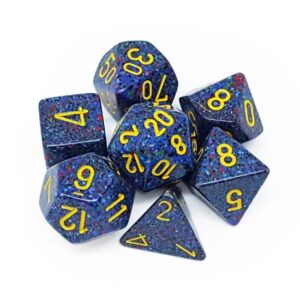 CHESSEX 25366 SPECKLED POLYHEDRAL 7 DICE SET TWILIGHT