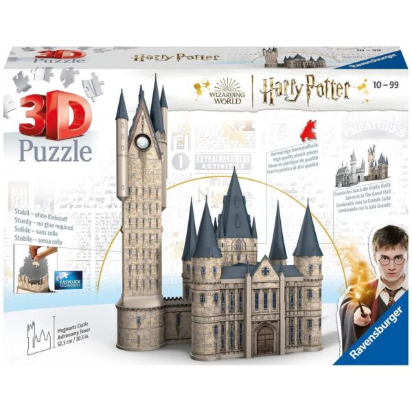 RAVENSBURGER 3D 540 PIECE HOGWARTS CASTLE ASTRONOMY TOWER