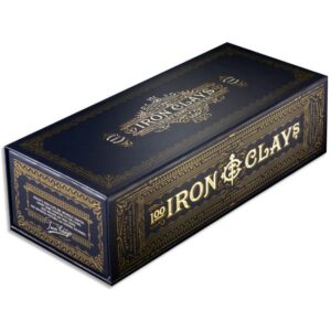 IRON CLAYS 100 LUXURY POKER CHIPS