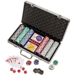 POKER CHIP 300PC 11.5GM IN CASE