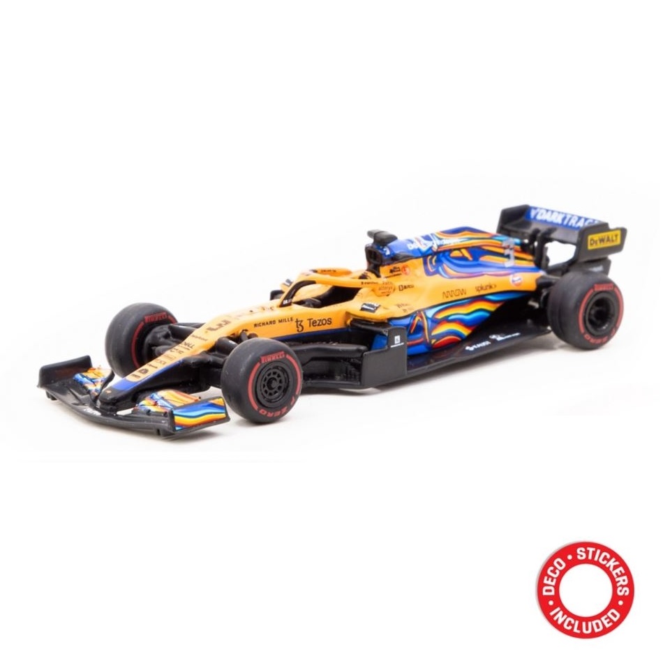 TARMAC 1:64 F1 MCLAREN MCL35M 2021 ABU DHABI GP #3 RICCIARDO (TW64G ...