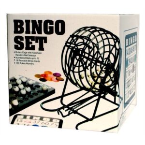 BINGO SET METAL 75 BALLS