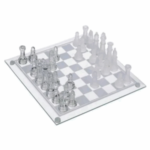 GLASS CHESS SET