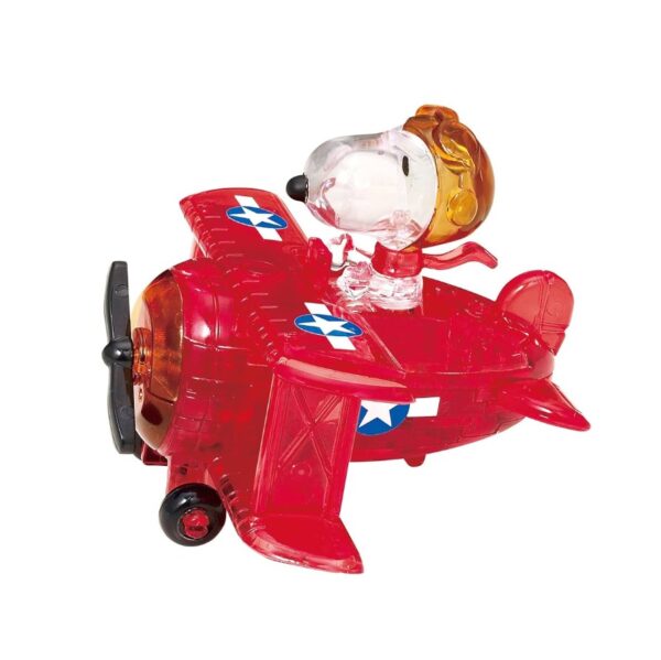 CRYSTAL PUZZLE 3D SNOOPY FLYING ACE