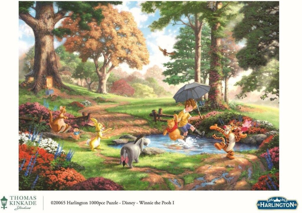 HARLINGTON 1000 PIECE THOMAS KINKADE DISNEY ALICE IN WONDERLAND - Games ...