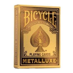 BICYCLE METALLUXE ORANGE PLAYING CARDS