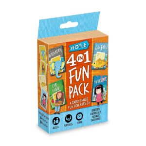 HOYLE KIDS CARD GAMES 4 IN 1 FUN PACK
