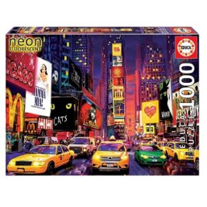 EDUCA 1000 PIECE NEON FLUORESCENT TIMES SQUARE NEW YORK CITY (#18499)