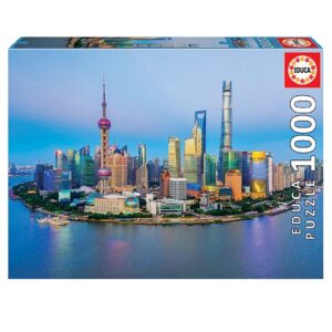EDUCA 1000 PIECE SHANGHAI SKYLINE
