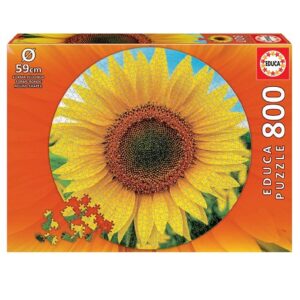 EDUCA 800 PIECE SUNFLOWER ROUND PUZZLE