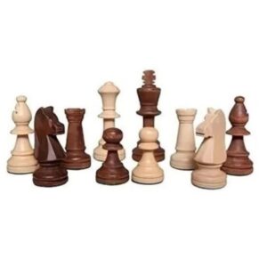 LAUNCH CHESS PIECES 3.5" INDIAN WOOD WEIGHTED