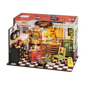 ROBOTIME DIY MINI HOUSE GARAGE WORKSHOP