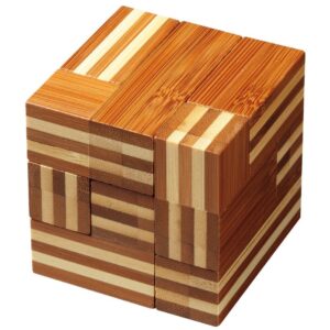 PHILOS BAMBOO SOMA CUBE PUZZLE