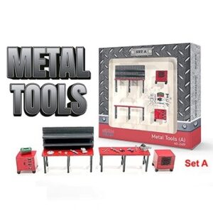 AMERICAN DIORAMA 1:64 ACCESSORIES SET: METAL TOOLS SET A (AD-2409)