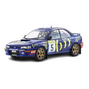KYOSHO 1:18 SUBARU IMPREZA 555 1995 MONTE CARLO RALLY WINNER #5 SAINZ/MOYA (KS08962B)