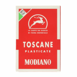 MODIANO TOSCANE CARDS RED
