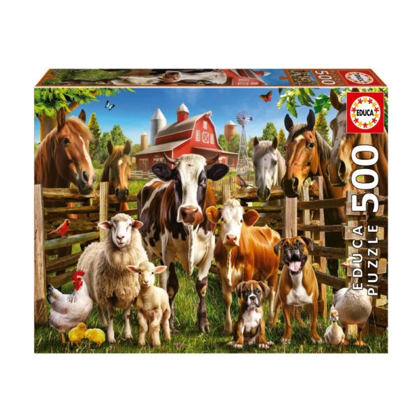EDUCA 500 PIECE FARMYARD BUDDIES (19905)