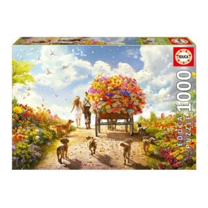 EDUCA 1000 PIECE CARRYING FLOWERS (#19921)