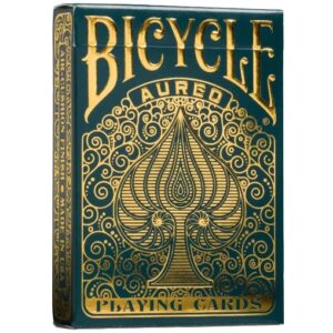 BICYCLE POKER AUREO TEAL CARDS