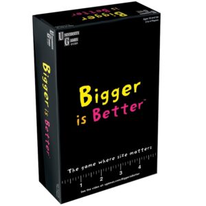 BIGGER IS BETTER CARD GAME