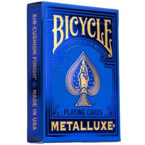 BICYCLE METALLUXE BLUE PLAYING CARDS
