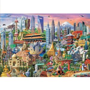 EDUCA 1500 PIECE ASIA LANDMARKS
