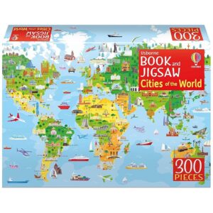 USBORNE JIGSAW AND BOOK CITIES OF THE WORLD
