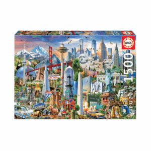 EDUCA 1500 PIECE NORTH AMERICA LANDMARKS