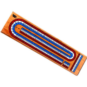 CRIBBAGE 3 TRACK WOOD