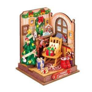 ROBOTIME DIY MINI HOUSE CHRISTMAS FIREPLACE