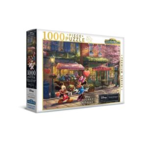 HARLINGTON 1000 PIECE KINKADE DISNEY MICKEY AND MINNIE SWEETHEART CAFÉ
