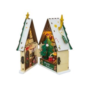 ROBOTIME DIY MINI HOUSE TWINKLING CHRISTMAS HOUSE