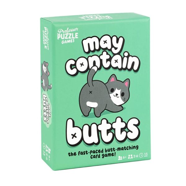 PROFESSOR PUZZLE MAY CONTAIN BUTTS CARD GAME